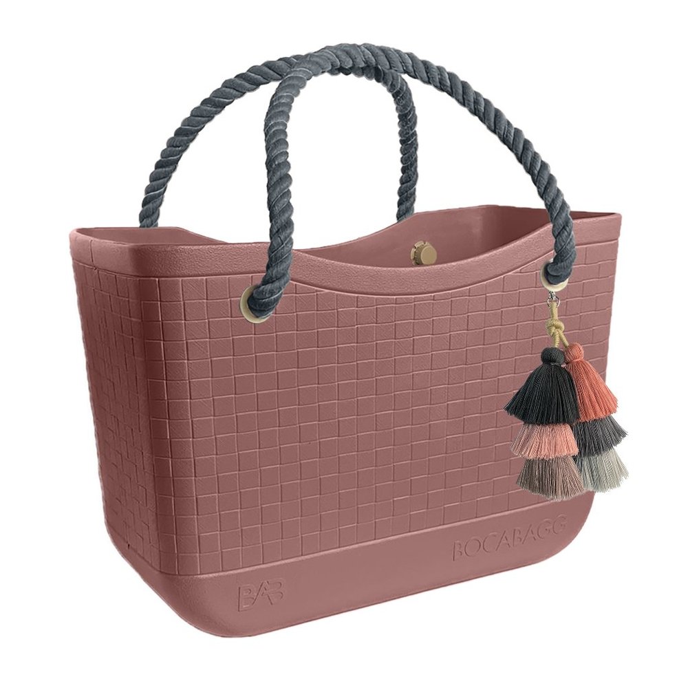 BocaBagg (blush) Large EVA Tote Bag-Like Bogg Bag